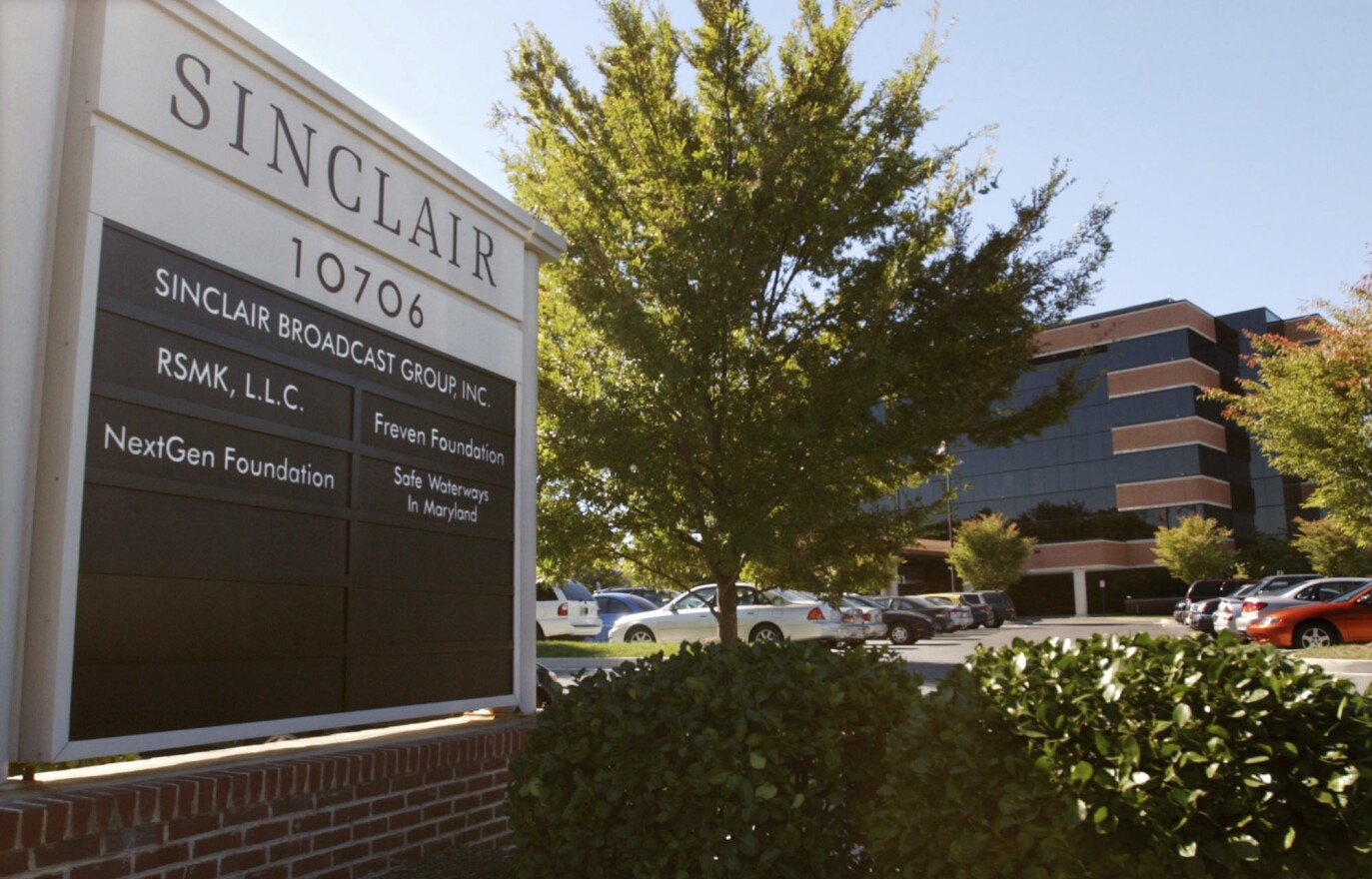Sinclair Broadcast Group Inc.'s headquarters in Hunt Valley, Md. 
